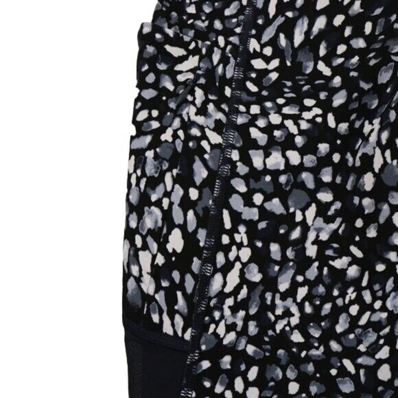 Athleta Spotty Up For Anything Crop Athletic Leggings Black White S - Picture 5 of 9